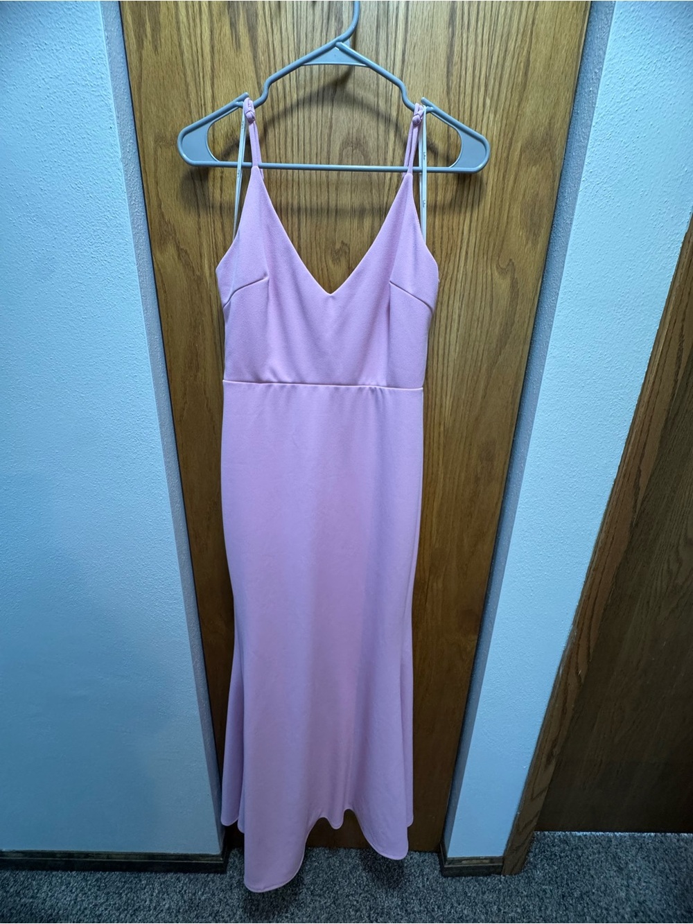 Pink Spaghetti-Strap Dress
